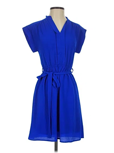Pre-owned Monteau Casual Dress In Blue