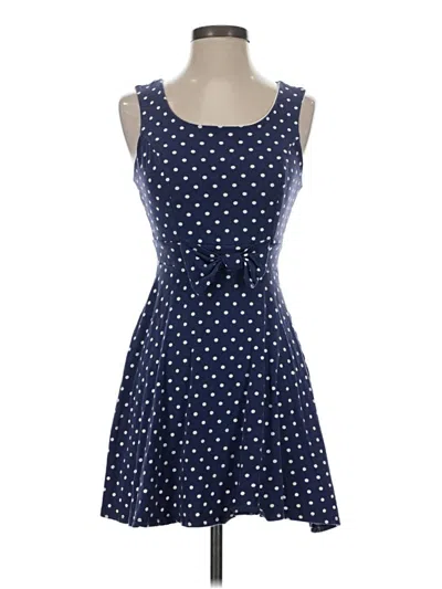 Pre-owned Monteau Casual Dress In Blue