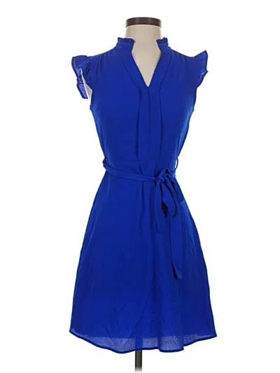 Pre-owned Monteau Casual Dress In Blue