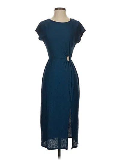 Pre-owned Monteau Casual Dress In Blue