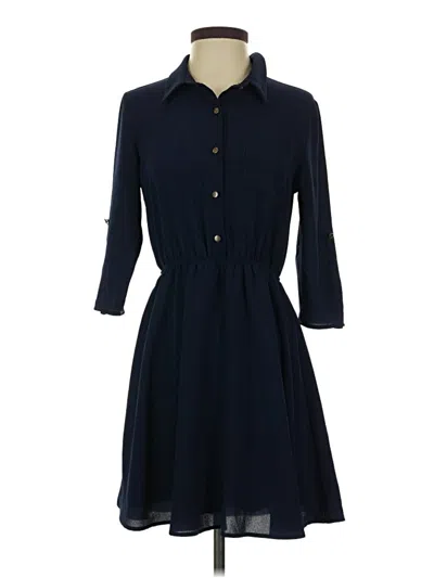 Pre-owned Monteau Casual Dress In Blue