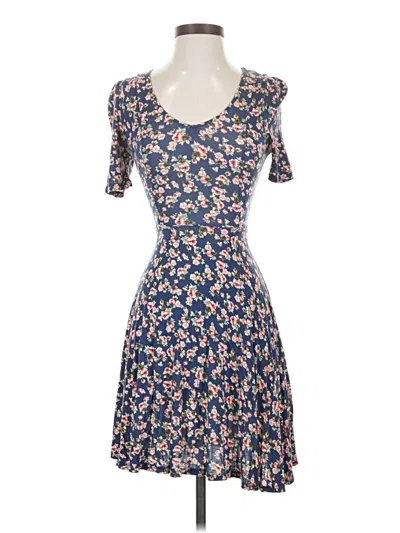 Pre-owned Monteau Casual Dress In Blue
