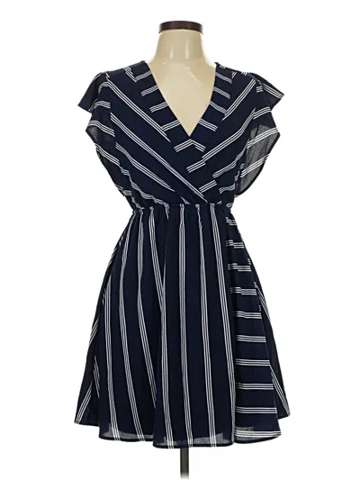 Pre-owned Monteau Casual Dress In Blue