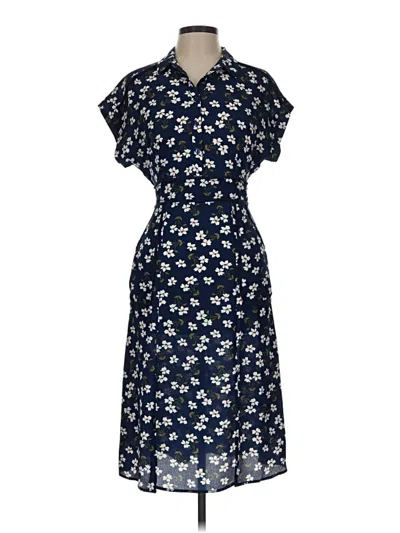 Pre-owned Monteau Casual Dress In Blue
