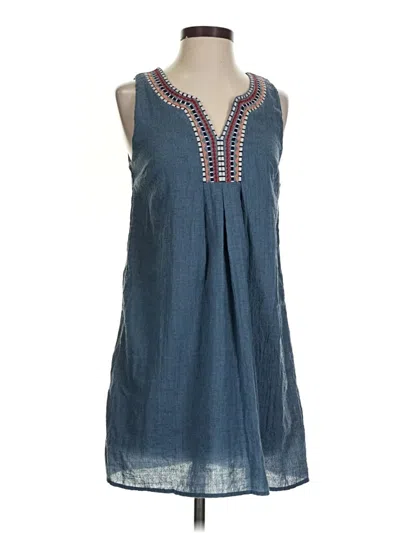 Pre-owned Monteau Casual Dress In Blue