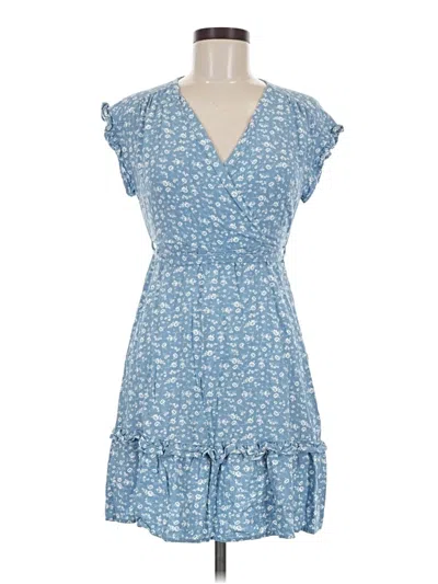 Pre-owned Monteau Casual Dress In Blue