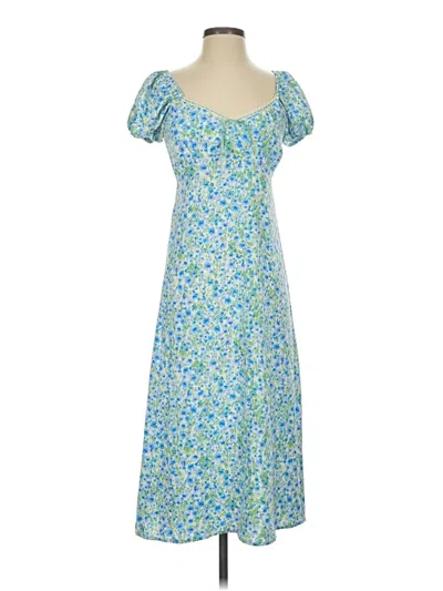 Pre-owned Monteau Casual Dress In Blue