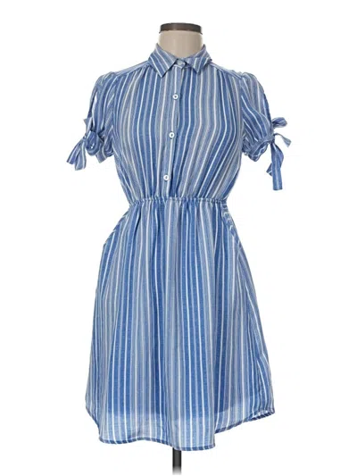 Pre-owned Monteau Casual Dress In Blue
