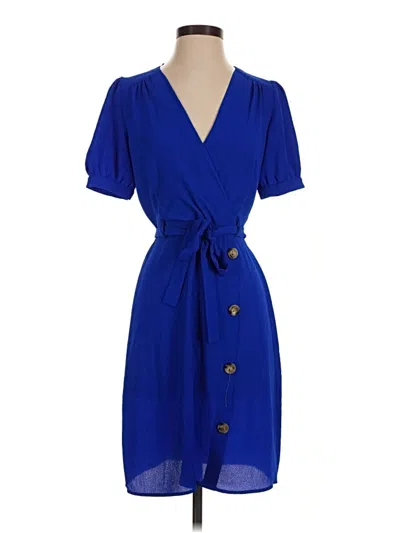 Pre-owned Monteau Casual Dress In Blue