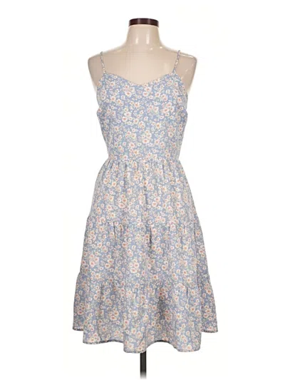 Pre-owned Monteau Casual Dress In Blue