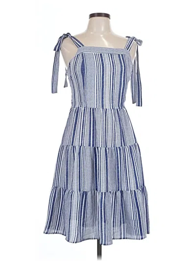 Pre-owned Monteau Casual Dress In Blue