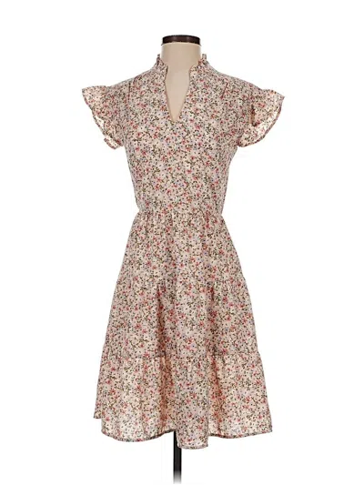 Pre-owned Monteau Casual Dress In Brown