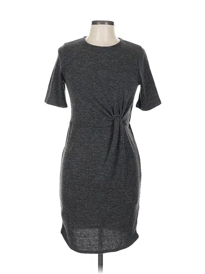 Pre-owned Monteau Casual Dress In Gray