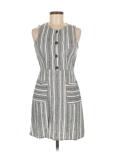Pre-owned Monteau Casual Dress In Gray