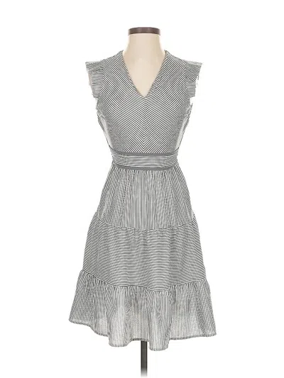 Pre-owned Monteau Casual Dress In Gray