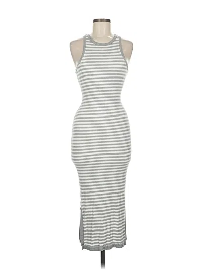 Pre-owned Monteau Casual Dress In Gray