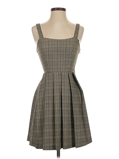 Pre-owned Monteau Casual Dress In Gray
