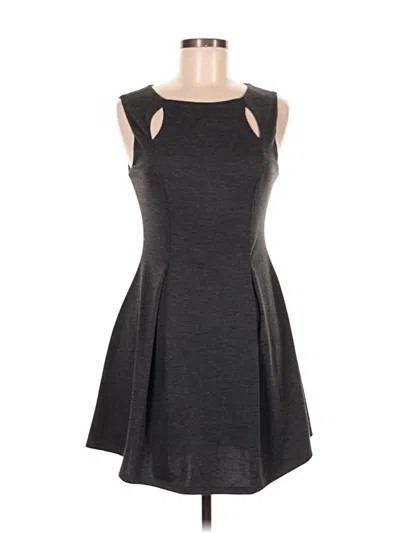 Pre-owned Monteau Casual Dress In Gray