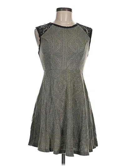 Pre-owned Monteau Casual Dress In Gray