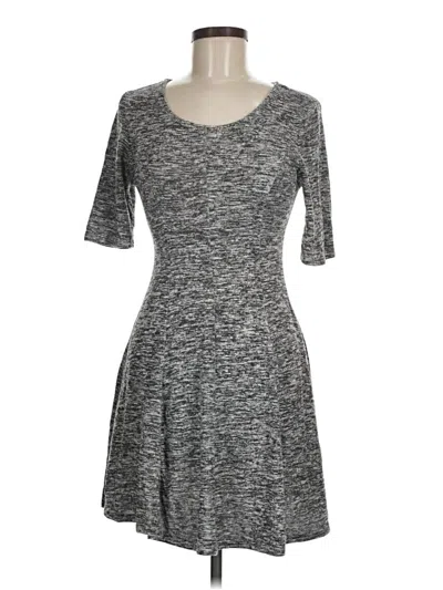 Pre-owned Monteau Casual Dress In Gray