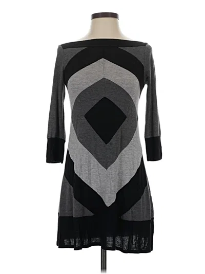 Pre-owned Monteau Casual Dress In Gray