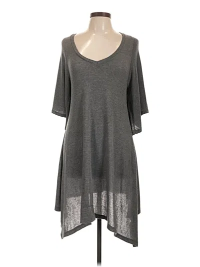 Pre-owned Monteau Casual Dress In Gray
