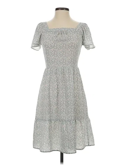 Pre-owned Monteau Casual Dress In Gray