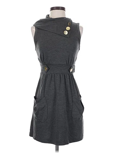 Pre-owned Monteau Casual Dress In Gray