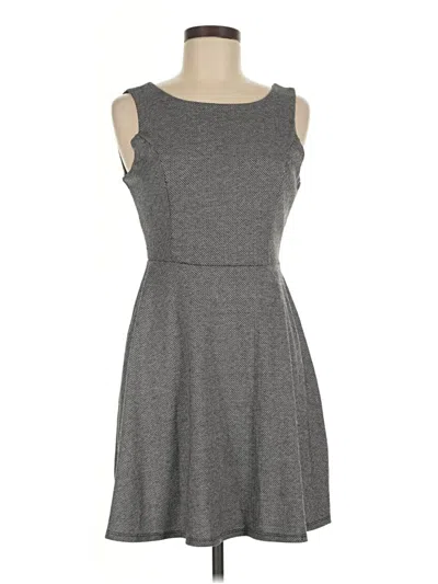 Pre-owned Monteau Casual Dress In Gray