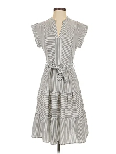 Pre-owned Monteau Casual Dress In Gray