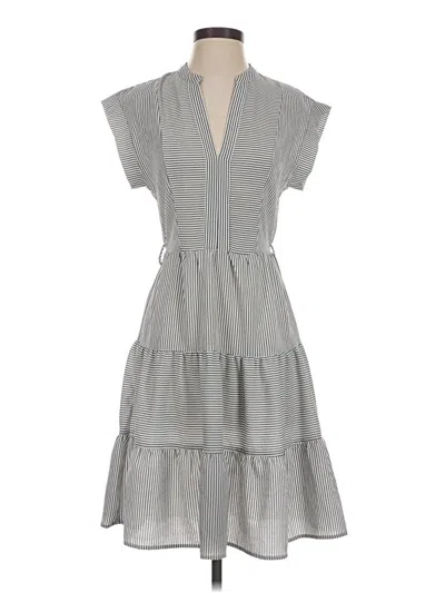 Pre-owned Monteau Casual Dress In Gray