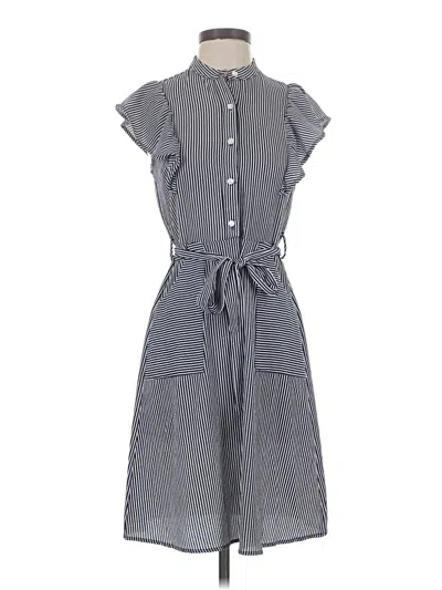 Pre-owned Monteau Casual Dress In Gray