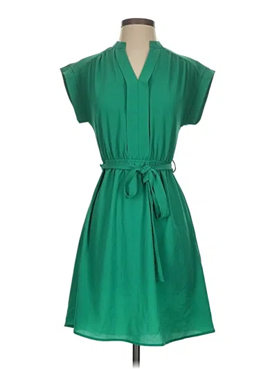 Pre-owned Monteau Casual Dress In Green