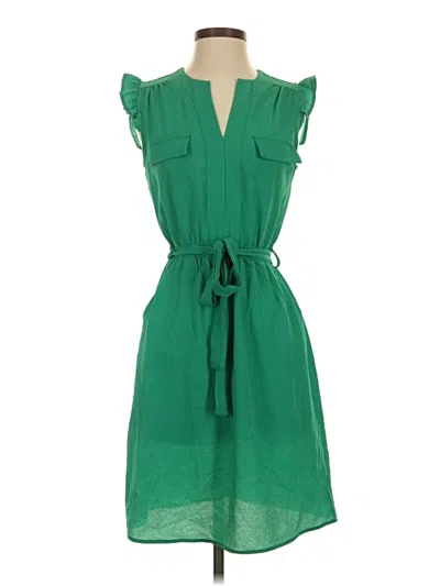 Pre-owned Monteau Casual Dress In Green