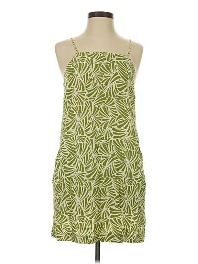 Pre-owned Monteau Casual Dress In Green