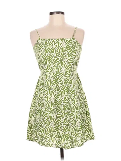 Pre-owned Monteau Casual Dress In Green