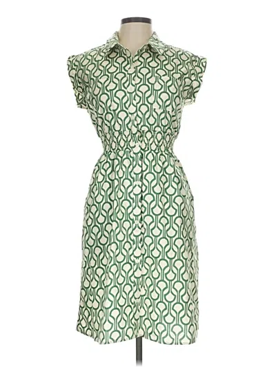 Pre-owned Monteau Casual Dress In Green