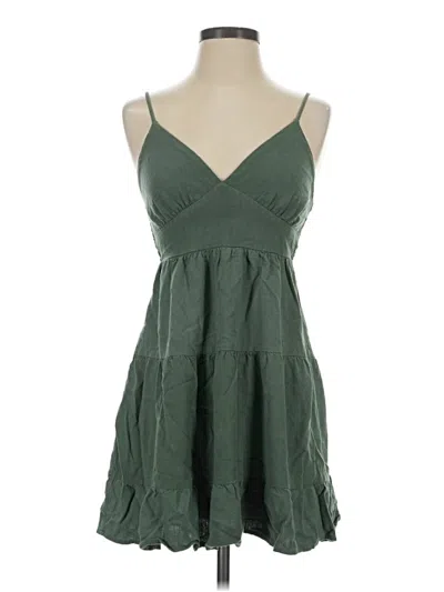 Pre-owned Monteau Casual Dress In Green