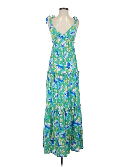 Pre-owned Monteau Casual Dress In Green
