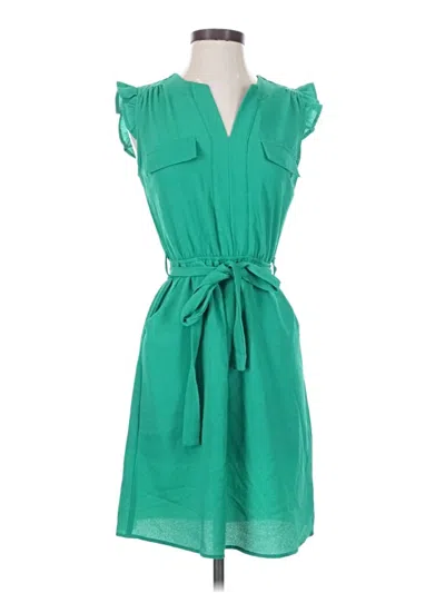 Pre-owned Monteau Casual Dress In Green