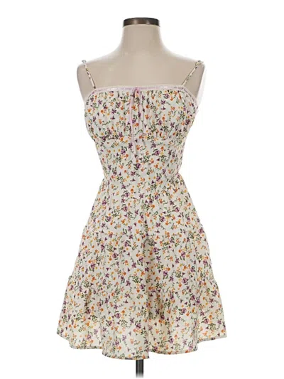 Pre-owned Monteau Casual Dress In Ivory