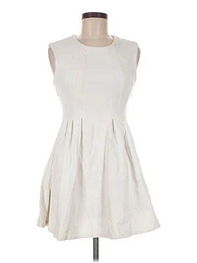 Pre-owned Monteau Casual Dress In Ivory