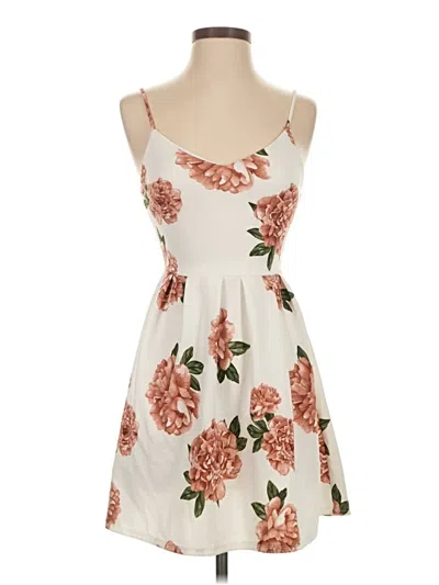 Pre-owned Monteau Casual Dress In Ivory