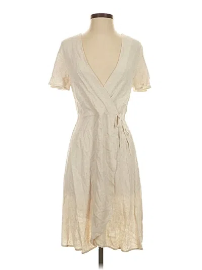 Pre-owned Monteau Casual Dress In Ivory