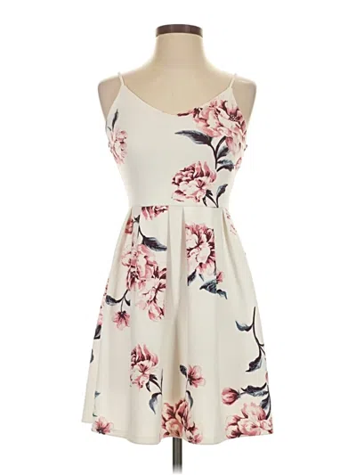 Pre-owned Monteau Casual Dress In Ivory