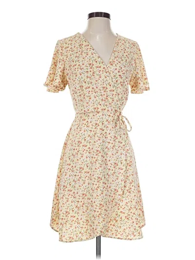 Pre-owned Monteau Casual Dress In Ivory