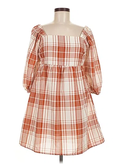 Pre-owned Monteau Casual Dress In Orange