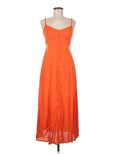 Pre-owned Monteau Casual Dress In Orange