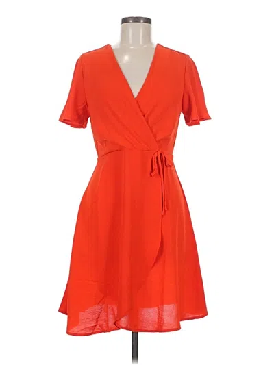 Pre-owned Monteau Casual Dress In Orange