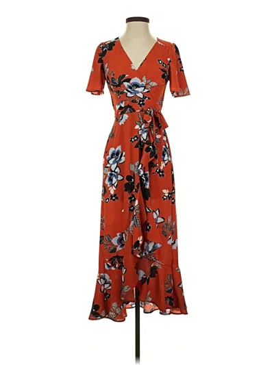 Pre-owned Monteau Casual Dress In Orange